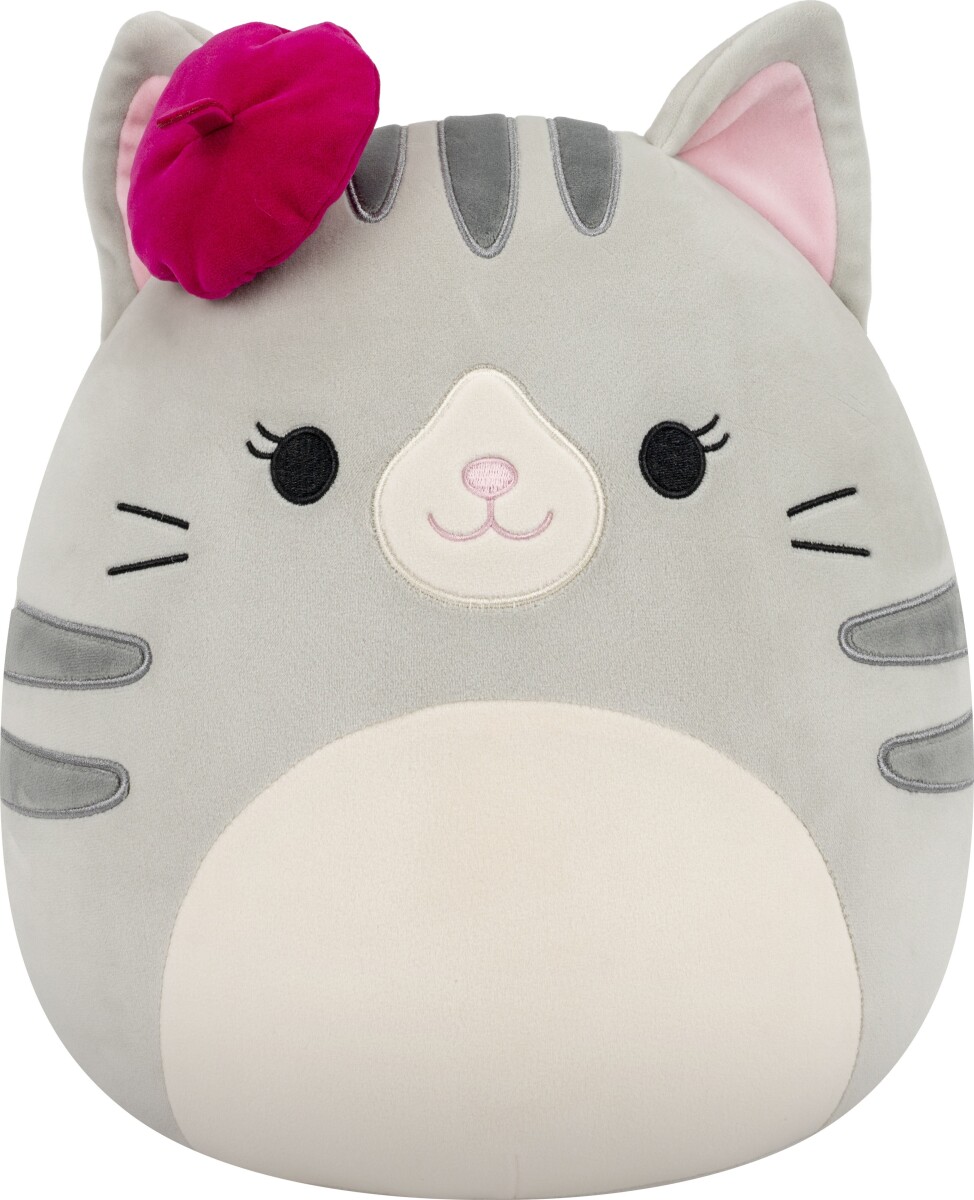 Squishmallows - 30 Cm Bamse - Tally Grå Kat