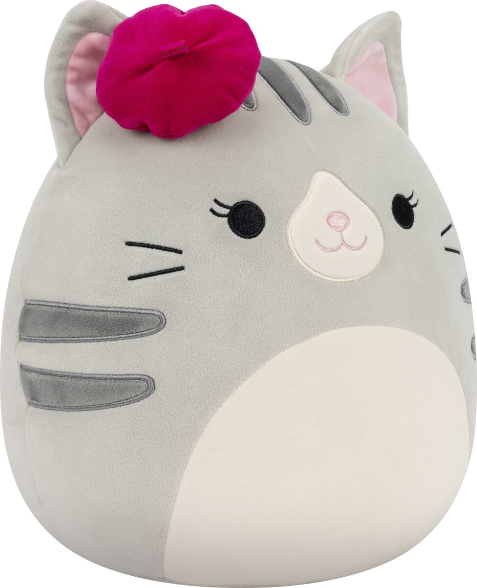 Squishmallows - 30 Cm Bamse - Tally Grå Kat