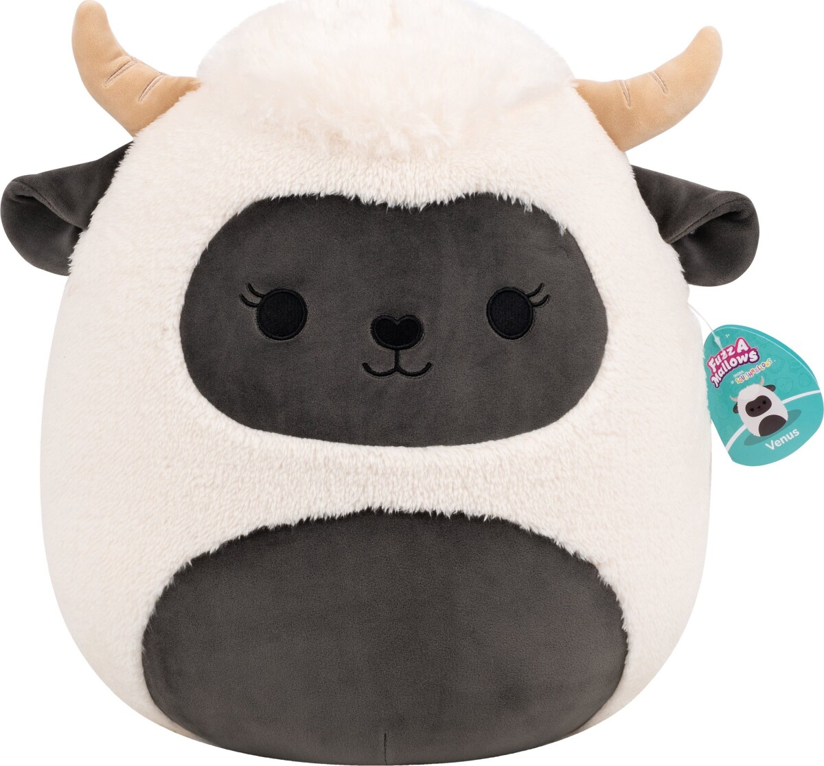 Squishmallows - Fuzz A Mallows Bodie Ko Bamse - 30 Cm