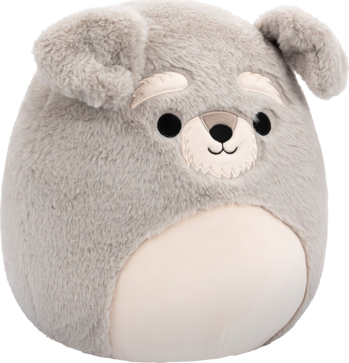 Squishmallows Bamse - Fuzz A Mallows - Shaun Schnauzer - 30 Cm