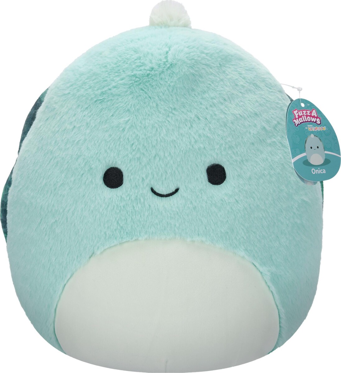 Squishmallows Bamse - Fuzz A Mallows - Skildpadde Onica - 30 Cm