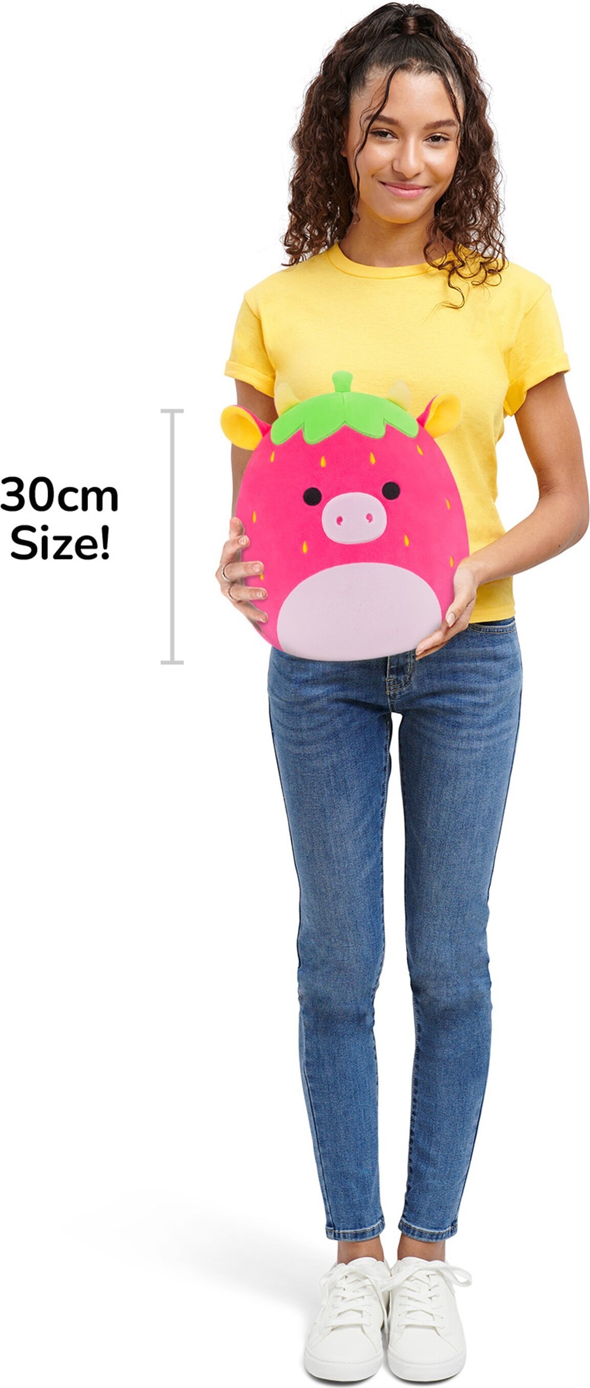 Squishmallows - Cleary Ko Bamse - 30 Cm - P24