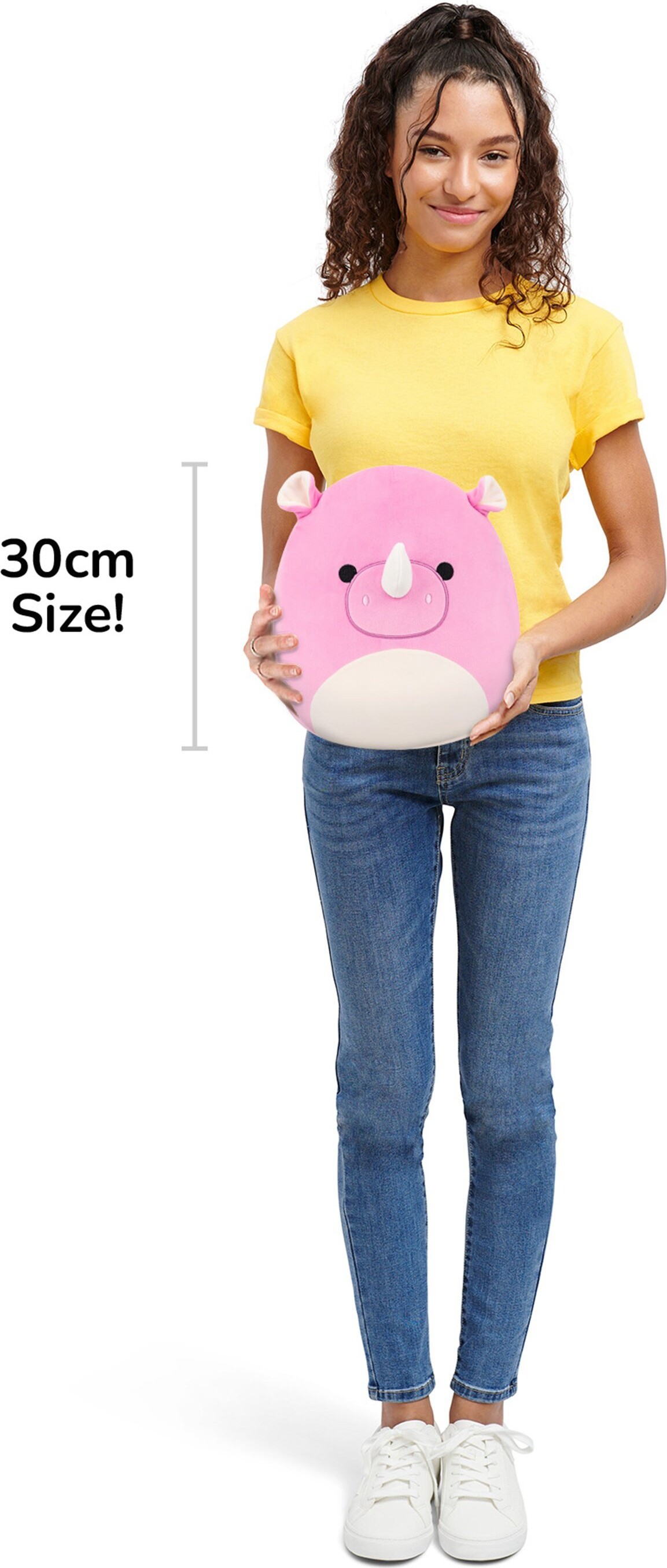 Squishmallows - Norma Jean Næsehorn Bamse - 30 Cm