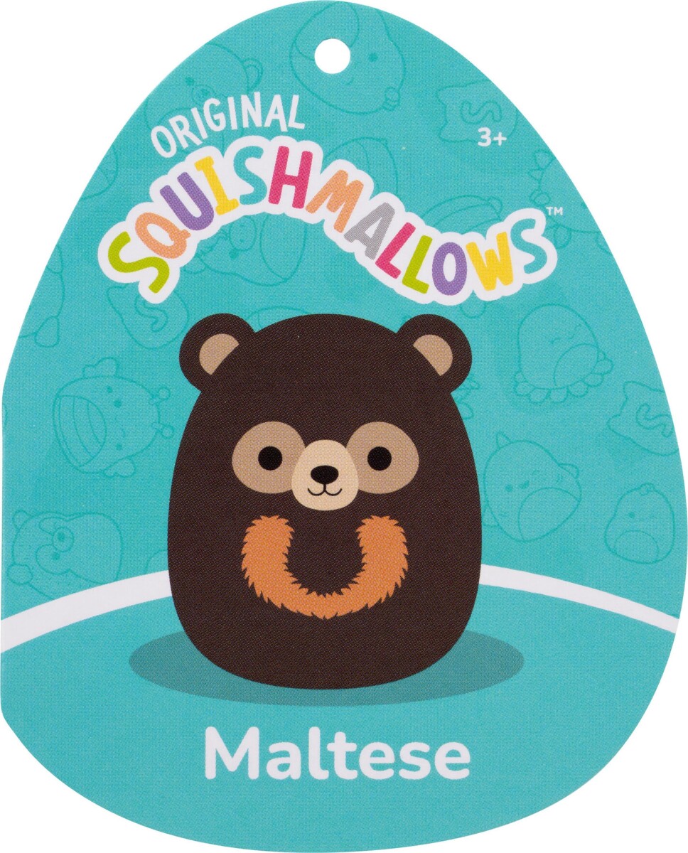 Squishmallows Bamse - Bjørn Maltese - 40 Cm