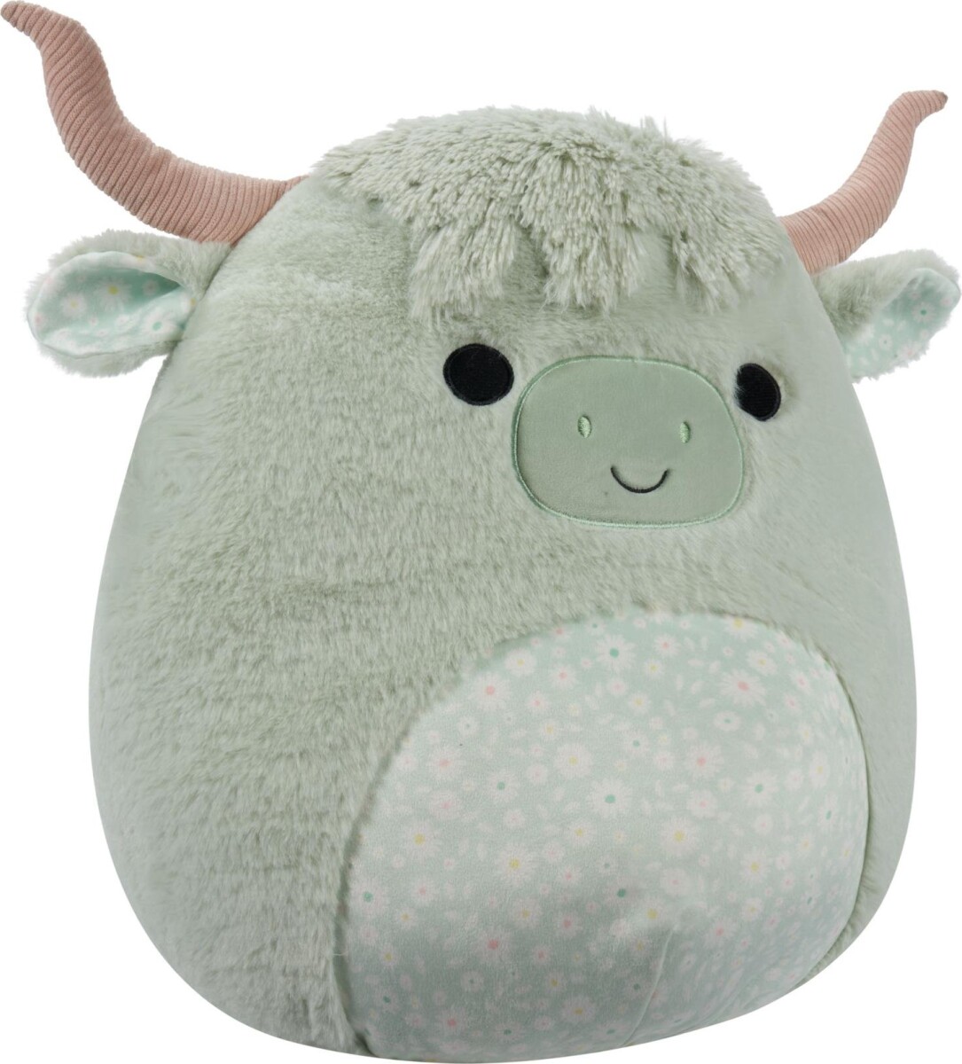 Squishmallows Bamse - Fuzz A Mallows - Iver Highland Cow - 40 Cm