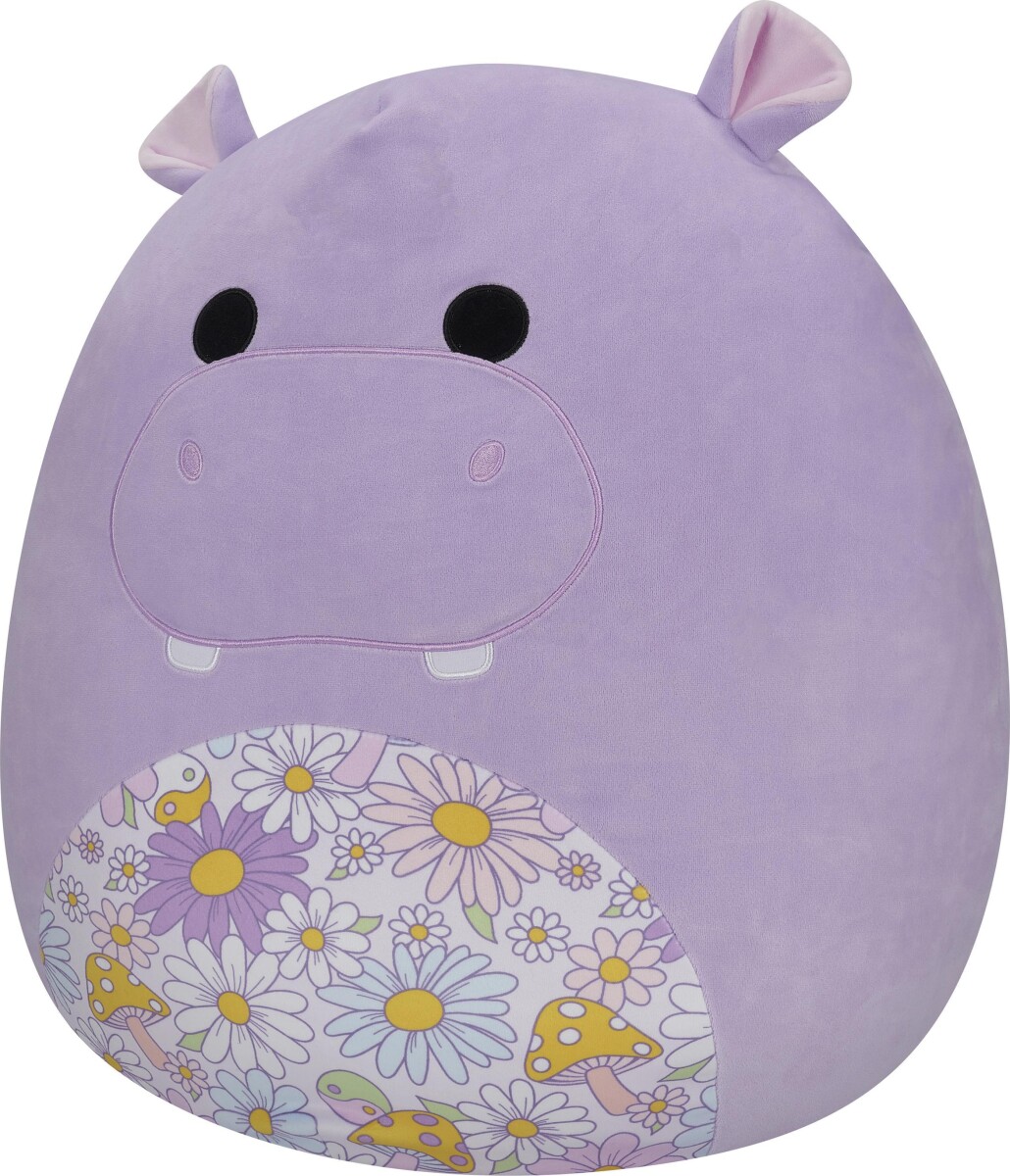 Squishmallows Bamse - Flodhest Hanna - 50 Cm
