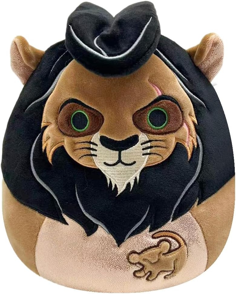 Squishmallows Bamse - Scar - Disney - Løvernes Konge - 20 Cm