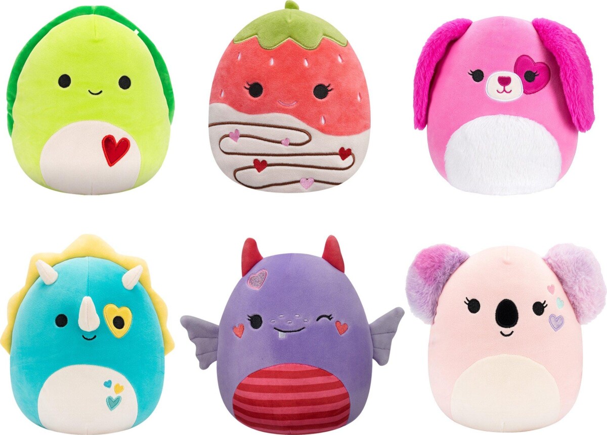 Squishmallows - Hjerte Kapsel - 20 Cm