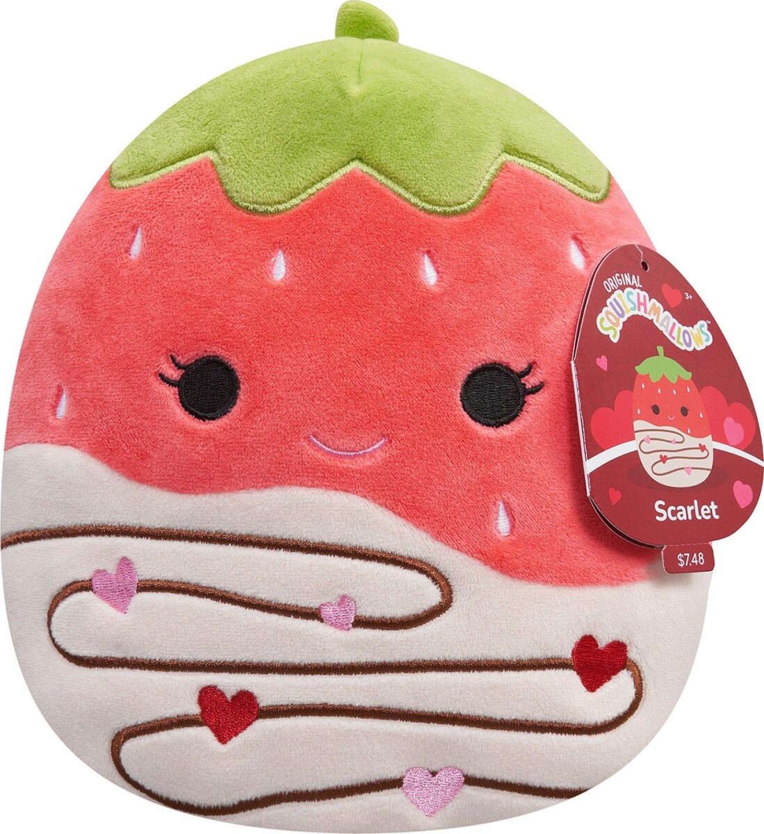 Squishmallows - Hjerte Kapsel - 20 Cm