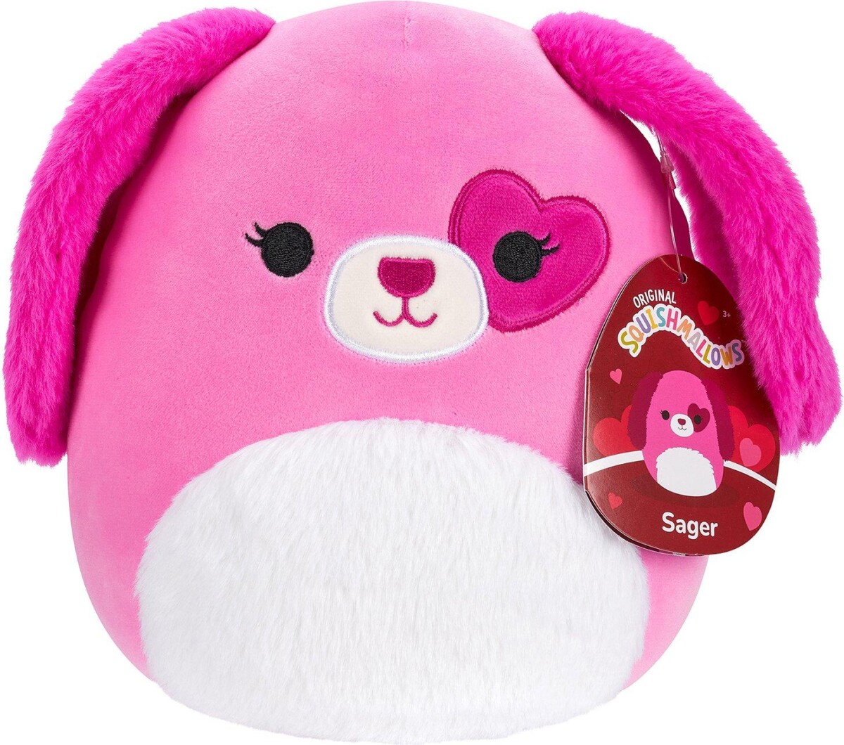 Squishmallows - Hjerte Kapsel - 20 Cm