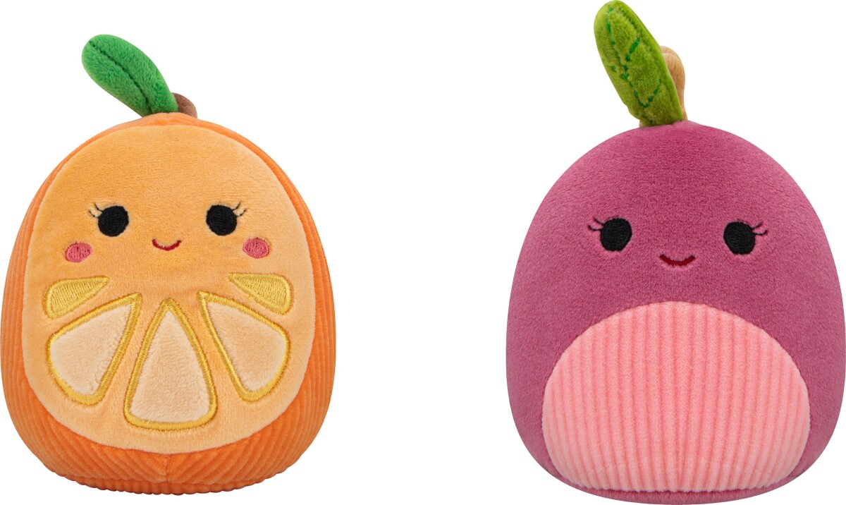 Squishmallows - Pets Hundelegetøj Med Pibelyd - Orange - 18 Cm Frugt