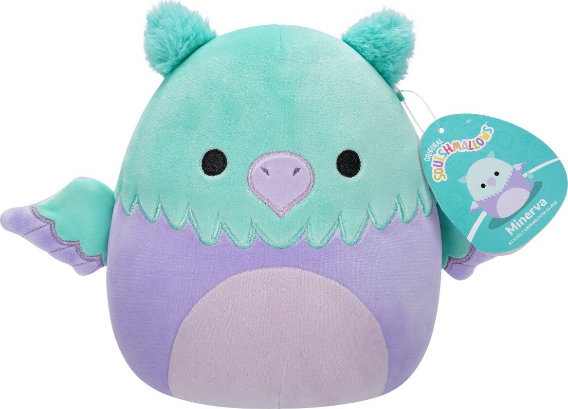 Squishmallows Bamse - Minerva Grif - 12 Cm
