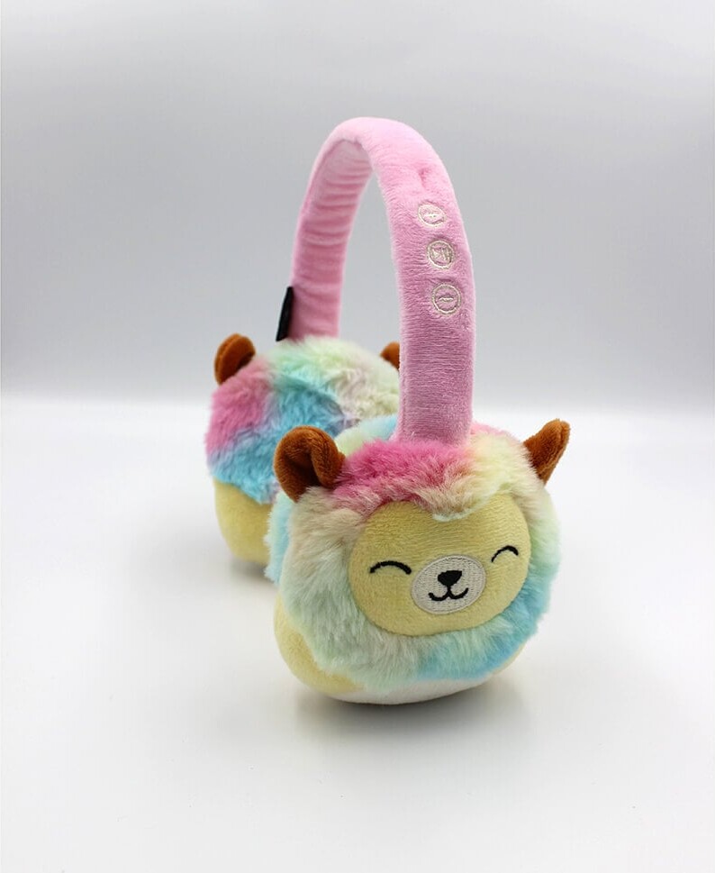 Squishmallows - Bluetooth Høretelefoner Til Børn - Leonard Løve