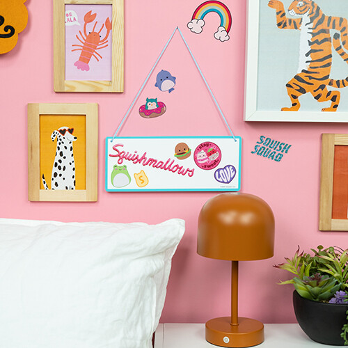 Squishmallows - Room Sign With Wall Decals