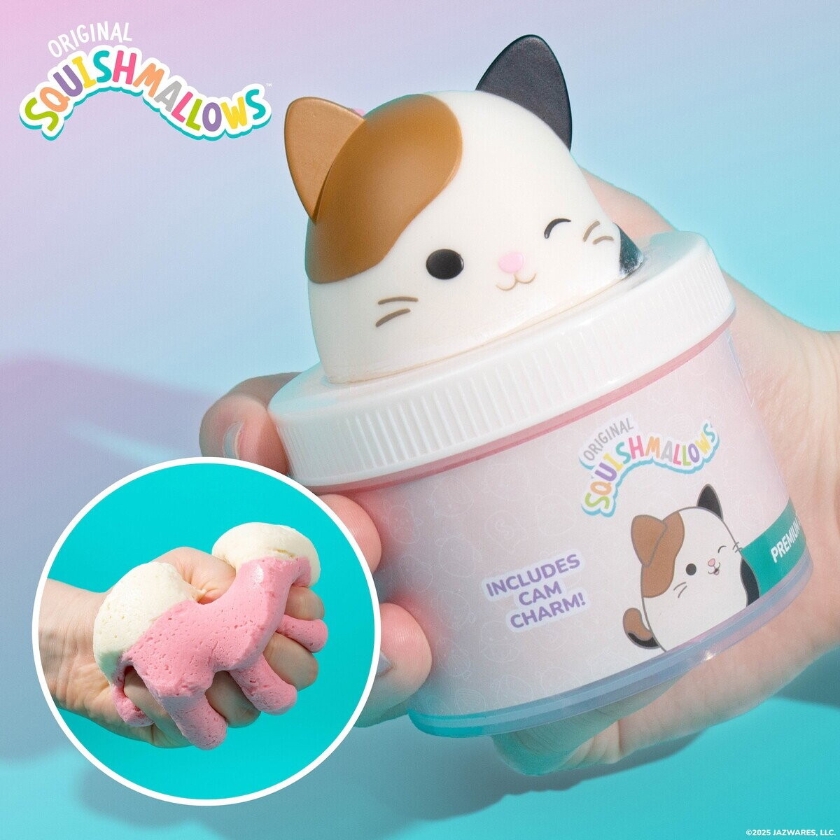 Squishmallows - Wave 3 Topper Glas - Assorteret