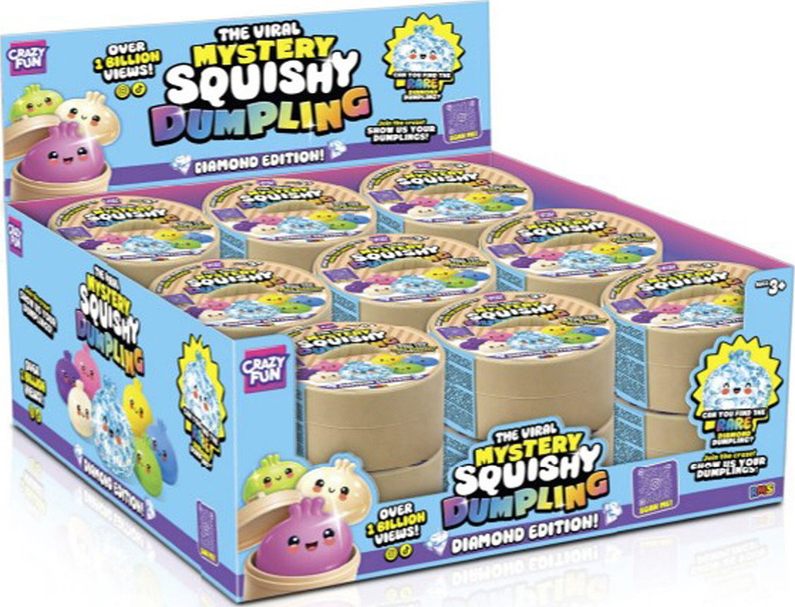 Squishy Dumplings - Diamond 10 Cm In Assorteret Assorterede