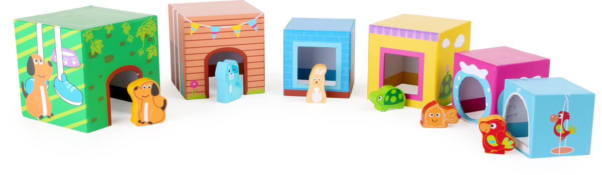 Stableklodser Med Dyr - Inkl Figurer - 12 Dele - Small Foot
