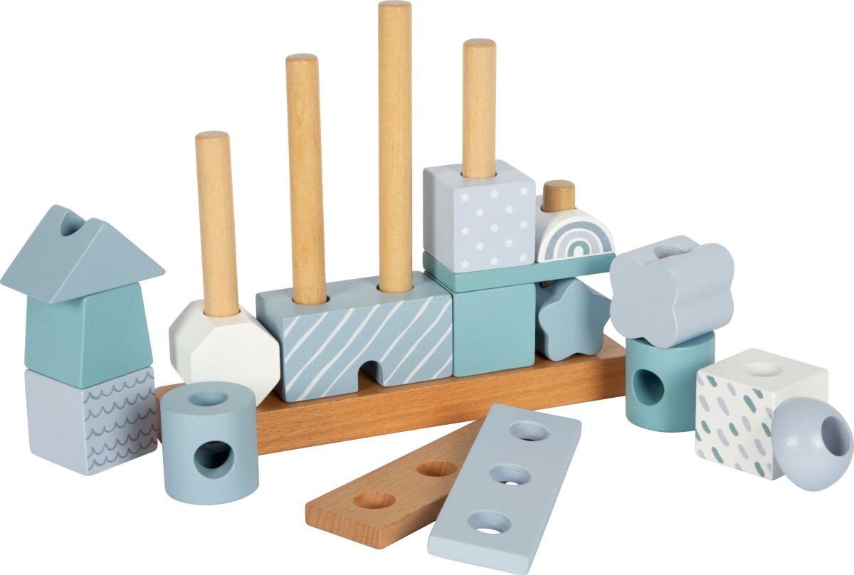 Stablespil - Blåt Hus - Small Foot