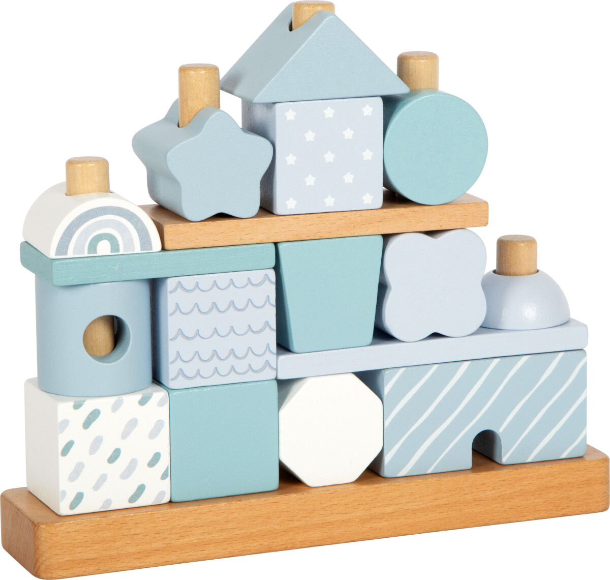 Stablespil - Blåt Hus - Small Foot