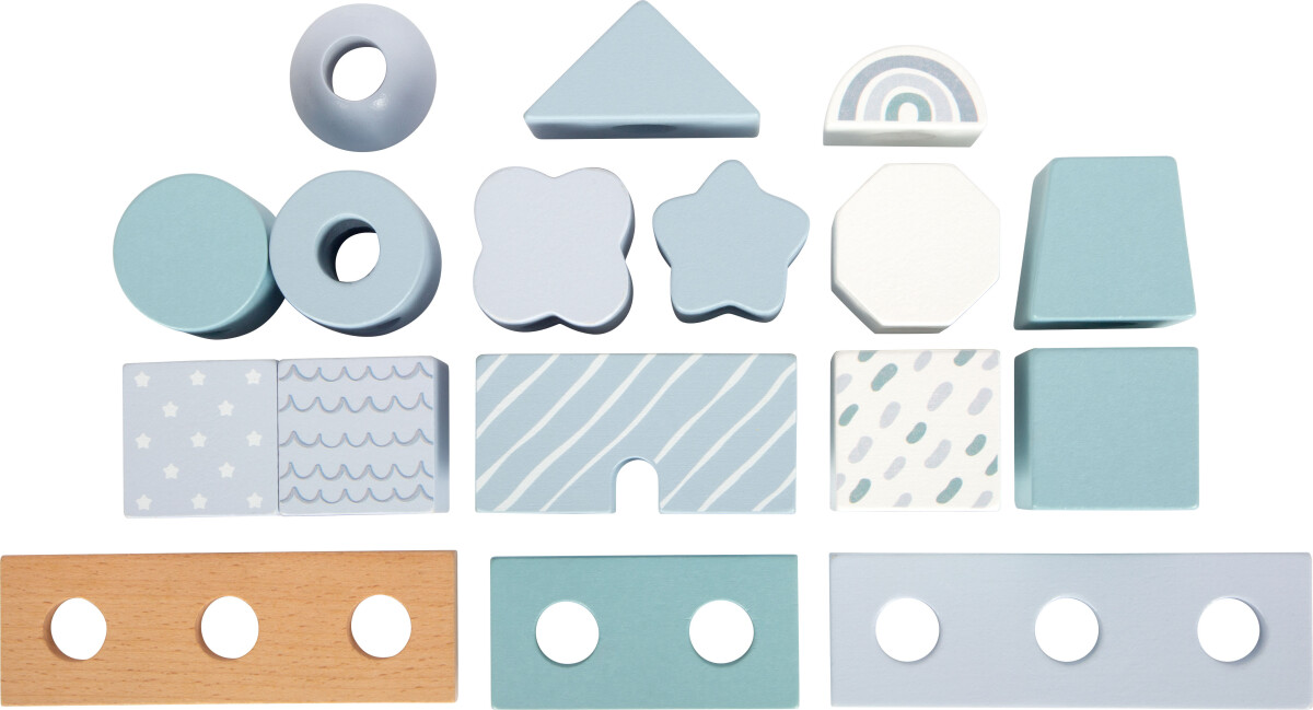 Stablespil - Blåt Hus - Small Foot