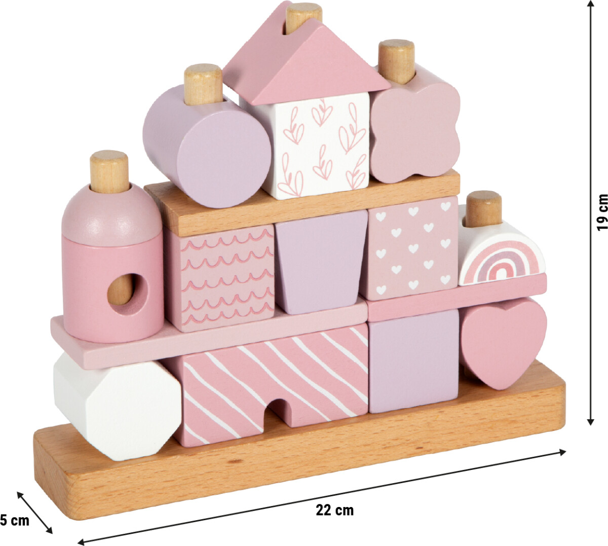 Stablespil - Pink Hus - Small Foot