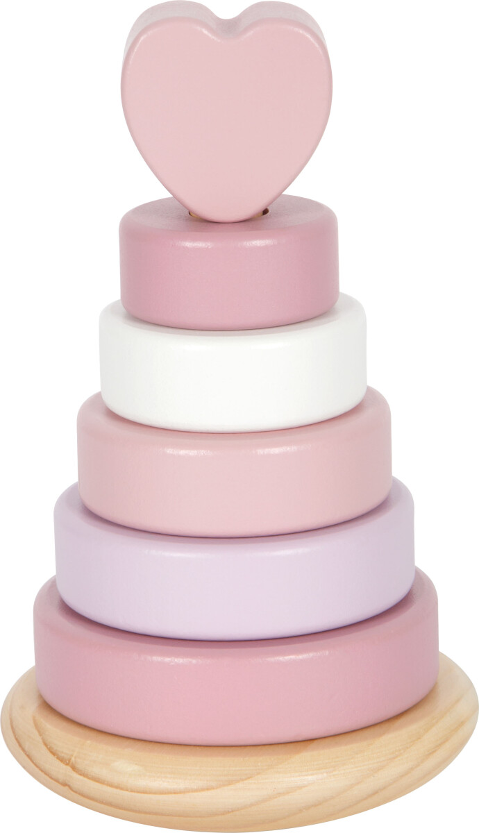 Stabletårn - Træ - Pink - Small Foot