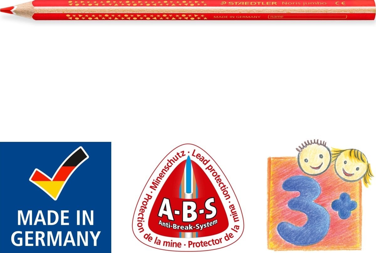 Staedtler Noris Jumbo - Farveblyanter - 112 Stk