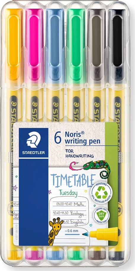 Staedtler - Noris Writing Pen - 0 6 Mm - 6 Farver