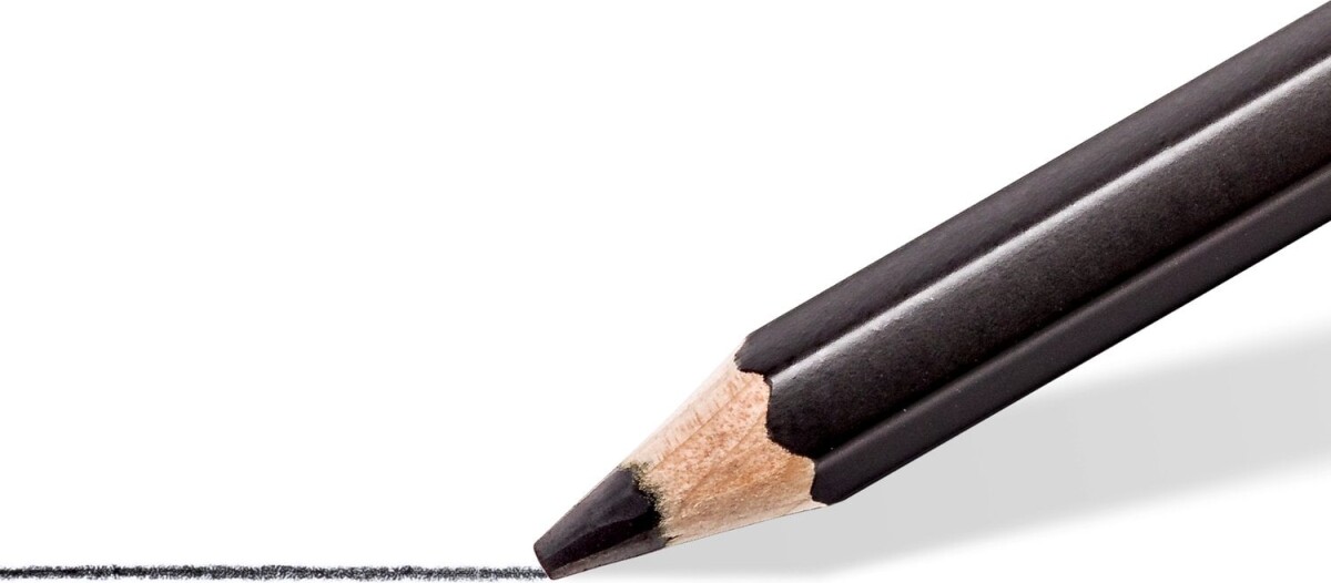 Staedtler - Mars Lumograph Black - 6 Blyanter - Artist Series - Sort