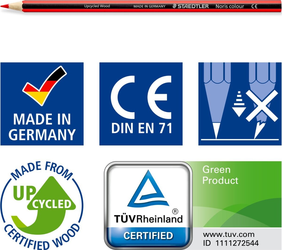 Staedtler - Noris Colour Farveblyanter - 24 Stk