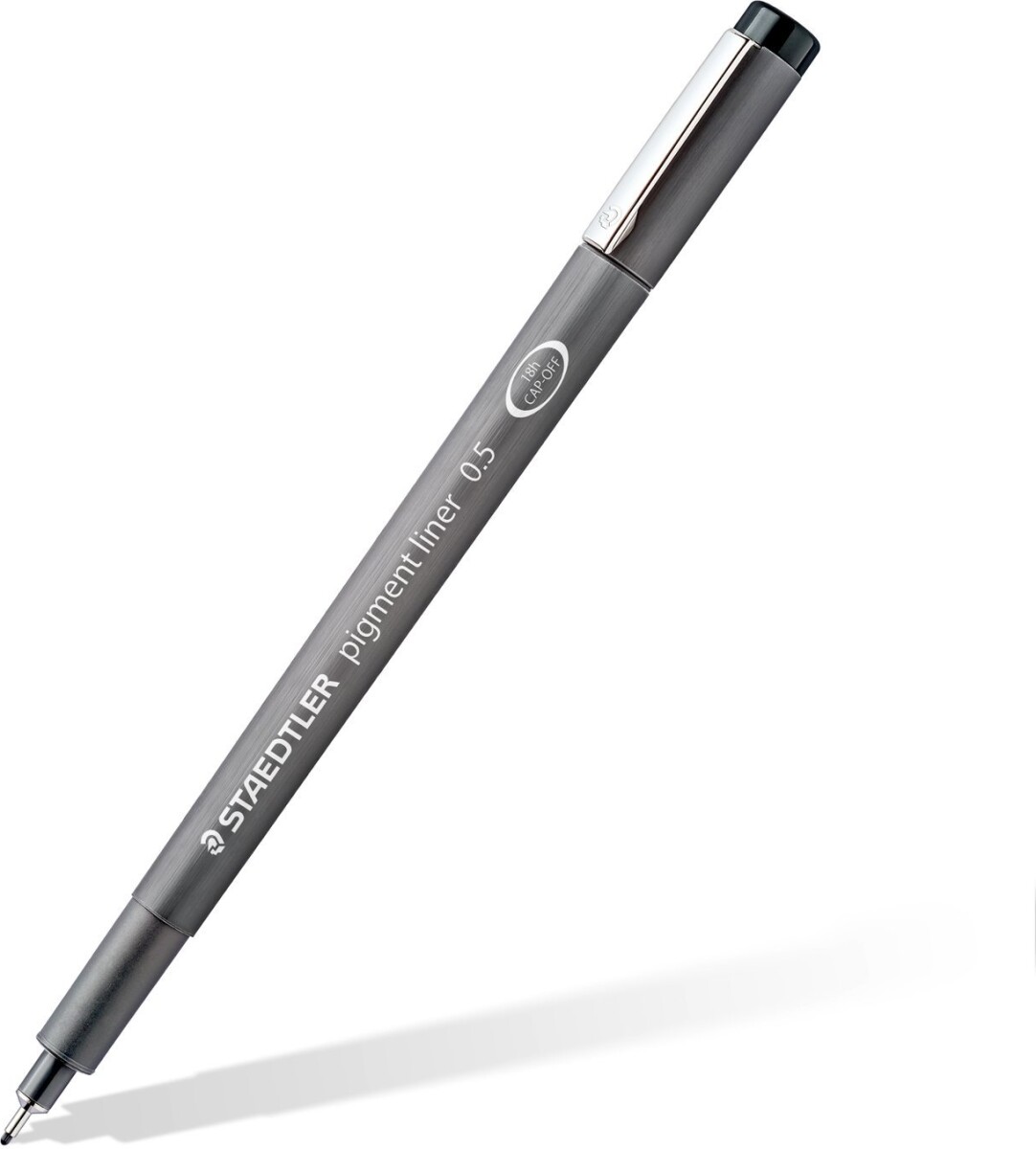 Staedtler - Pigment Liner Sæt - 0 05-0 8 Mm - Sort - 6 Stk