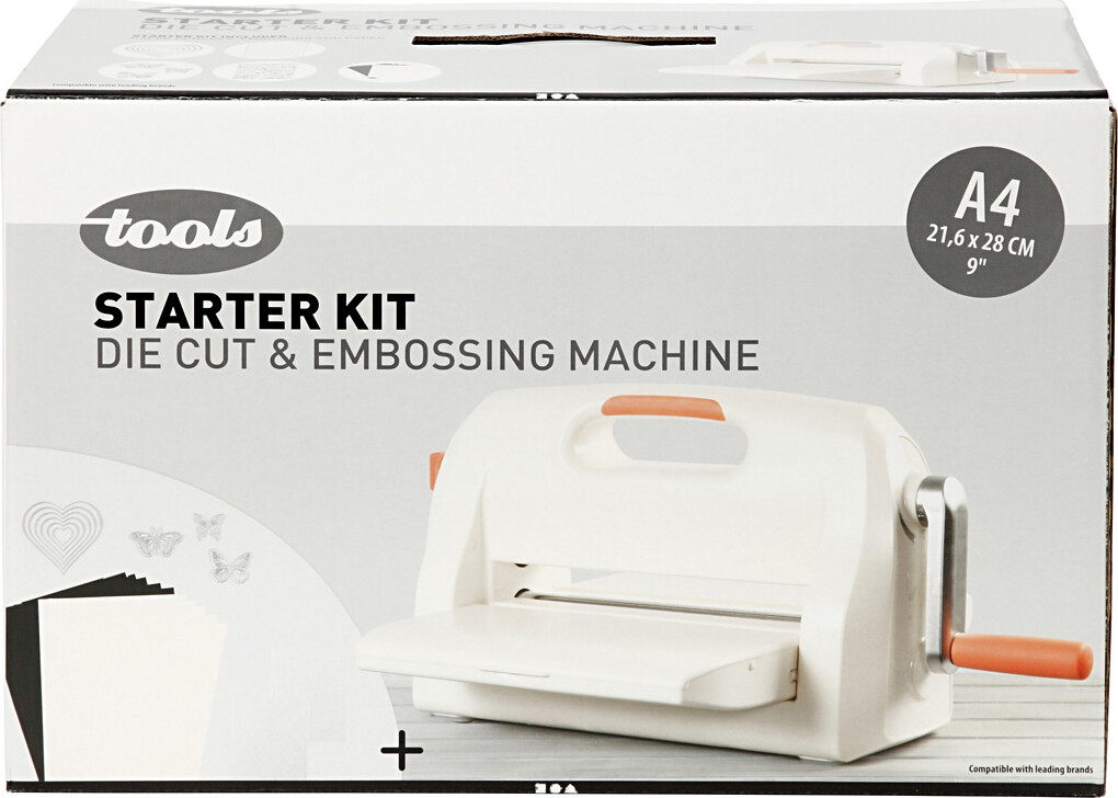 Stanse- Og Prægemaskine - Startsæt - A4 - 210X297 Mm