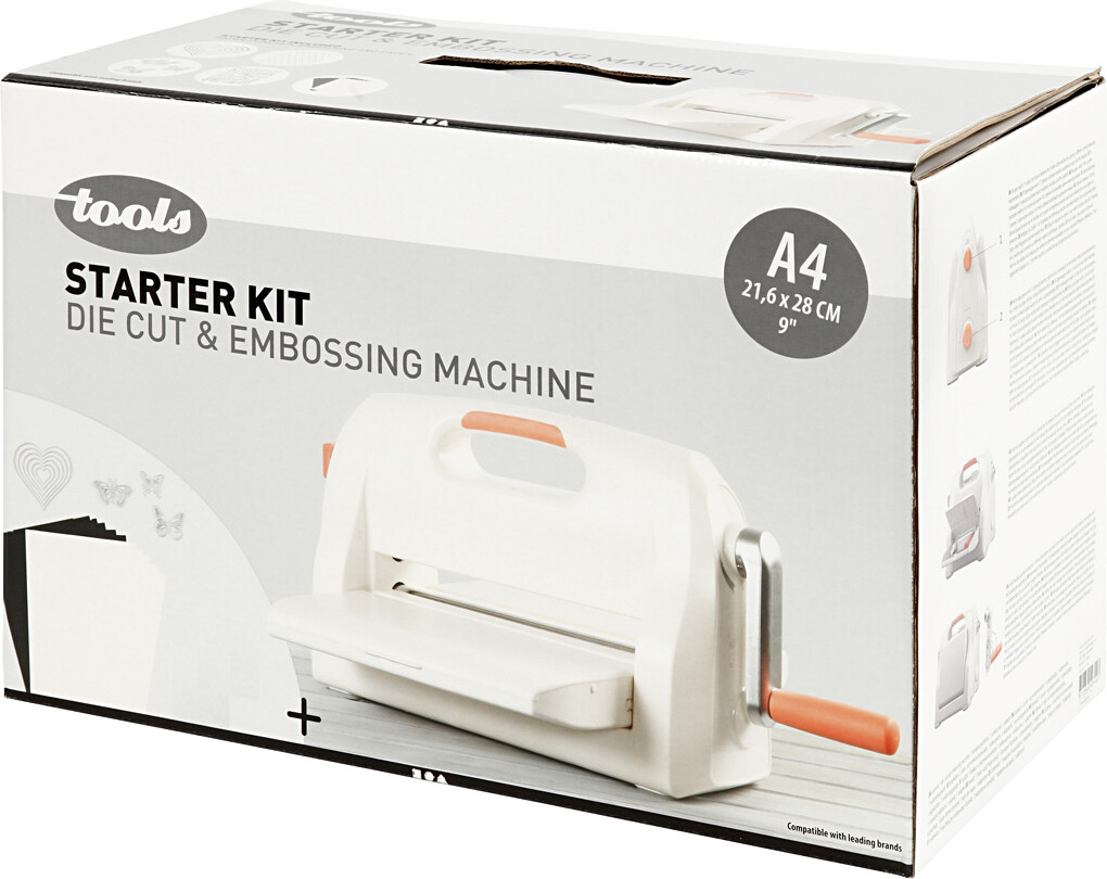 Stanse- Og Prægemaskine - Startsæt - A4 - 210X297 Mm