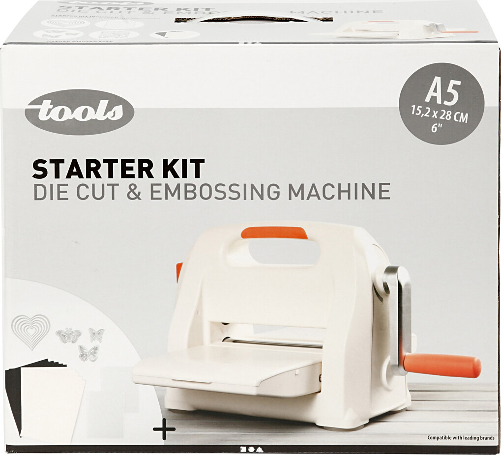 Stanse- Og Prægemaskine - Startsæt - A5 - 155X210 Mm