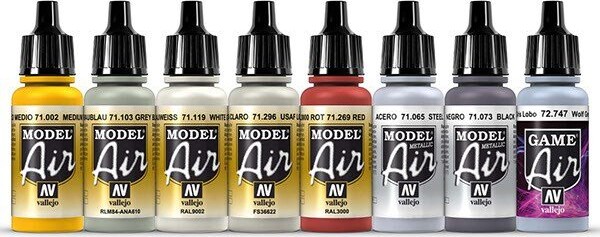 Vallejo - Model Air Maling Sæt - Star Fighters Colors - 8X17 Ml - 71612
