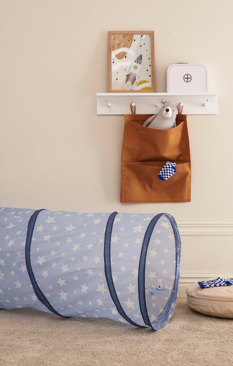 Legetunnel Til Børn - Star - Blå Med Stjerner - Kids Concept