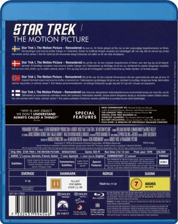 Star Trek 1 - The Motion Picture
