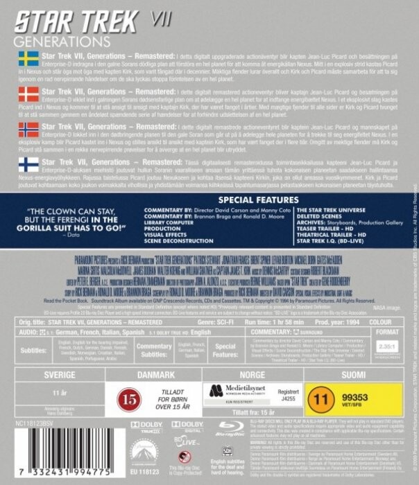 Star Trek 7 - Vii - Generations