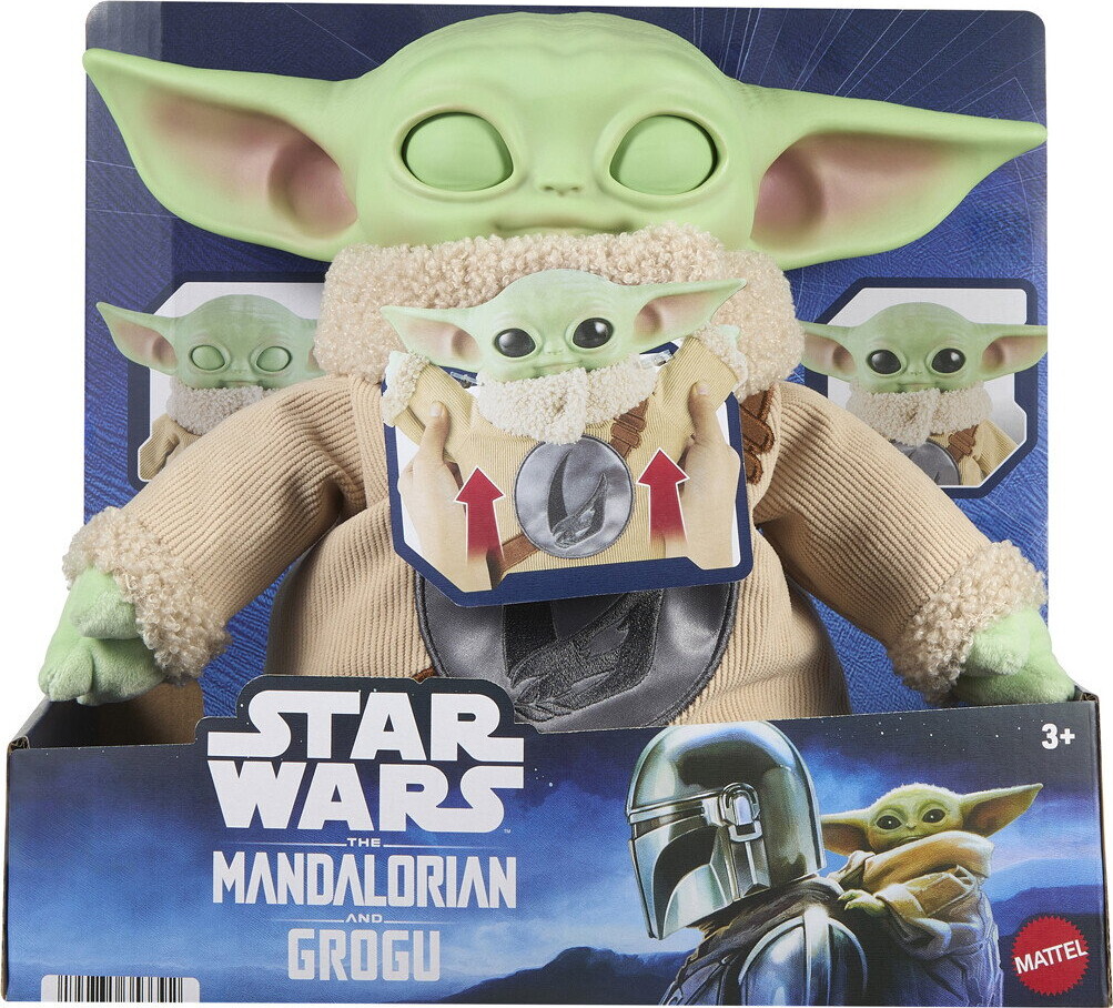 Star Wars - The Mandalorian And Grogu Bamse - Mattel Jkn44