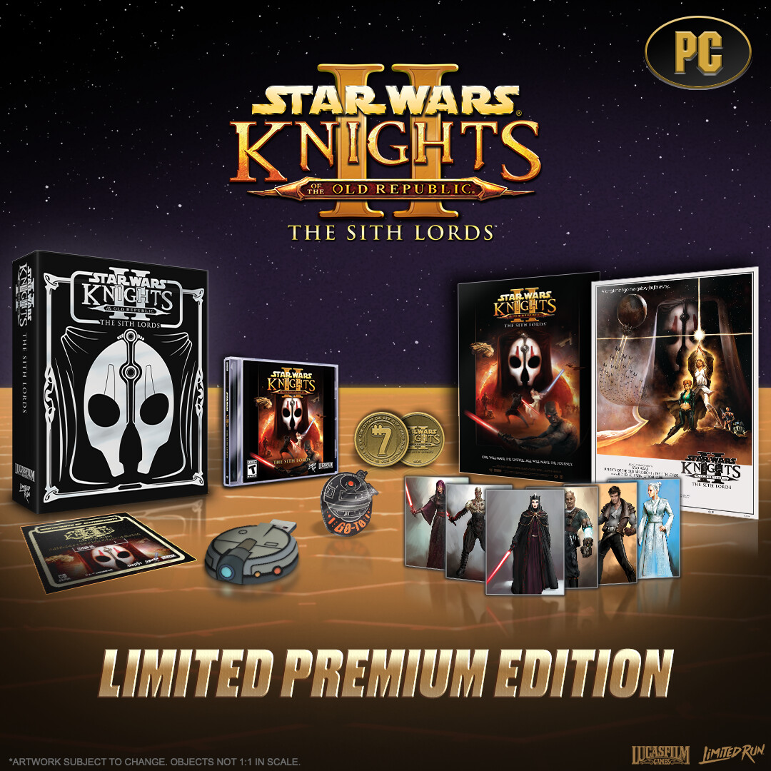 Star Wars Knights Of The Old Republic Ii The Sith Lords Limited Run