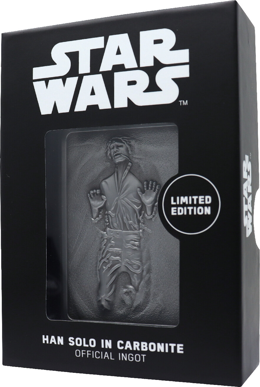 Star Wars Limited Edition Han Solo In Carbonite Ingot