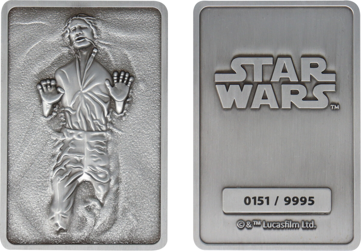 Star Wars custom 6 Black Series Han Solo in Carbonite, Ja