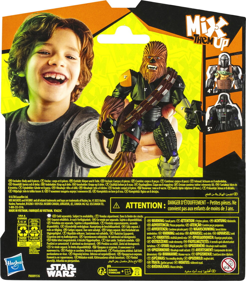 Star Wars - Mixmashers Figur - 12 Cm - Assorteret - Hasbro F9479
