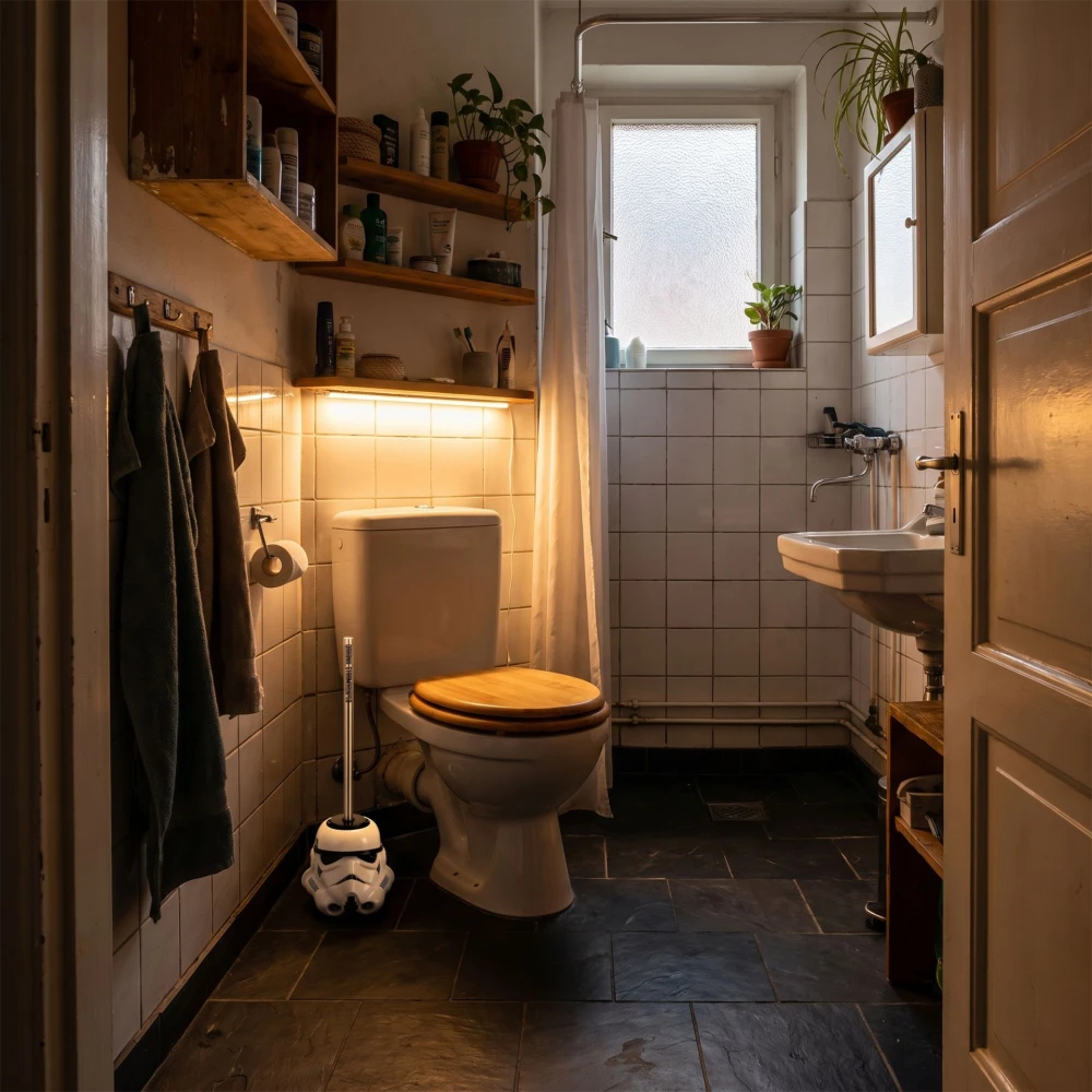 Star Wars - Original Stormtrooper Toilet Brush - Sjov Toiletbørste