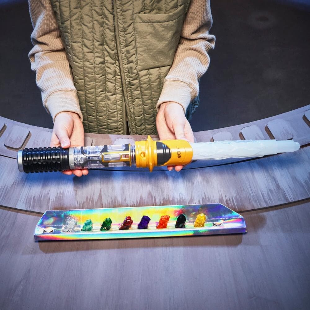 Star Wars - Lyssværd Med Lys Og Lyd - Power Crystal Lightsaber