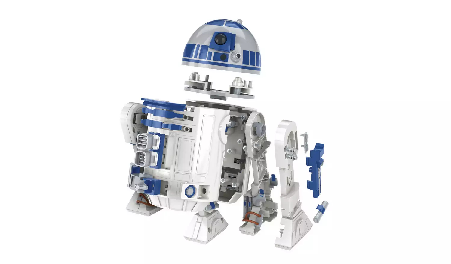 Clementoni - Star Wars R2-D2 Robot Byggesæt - Over 80 Dele