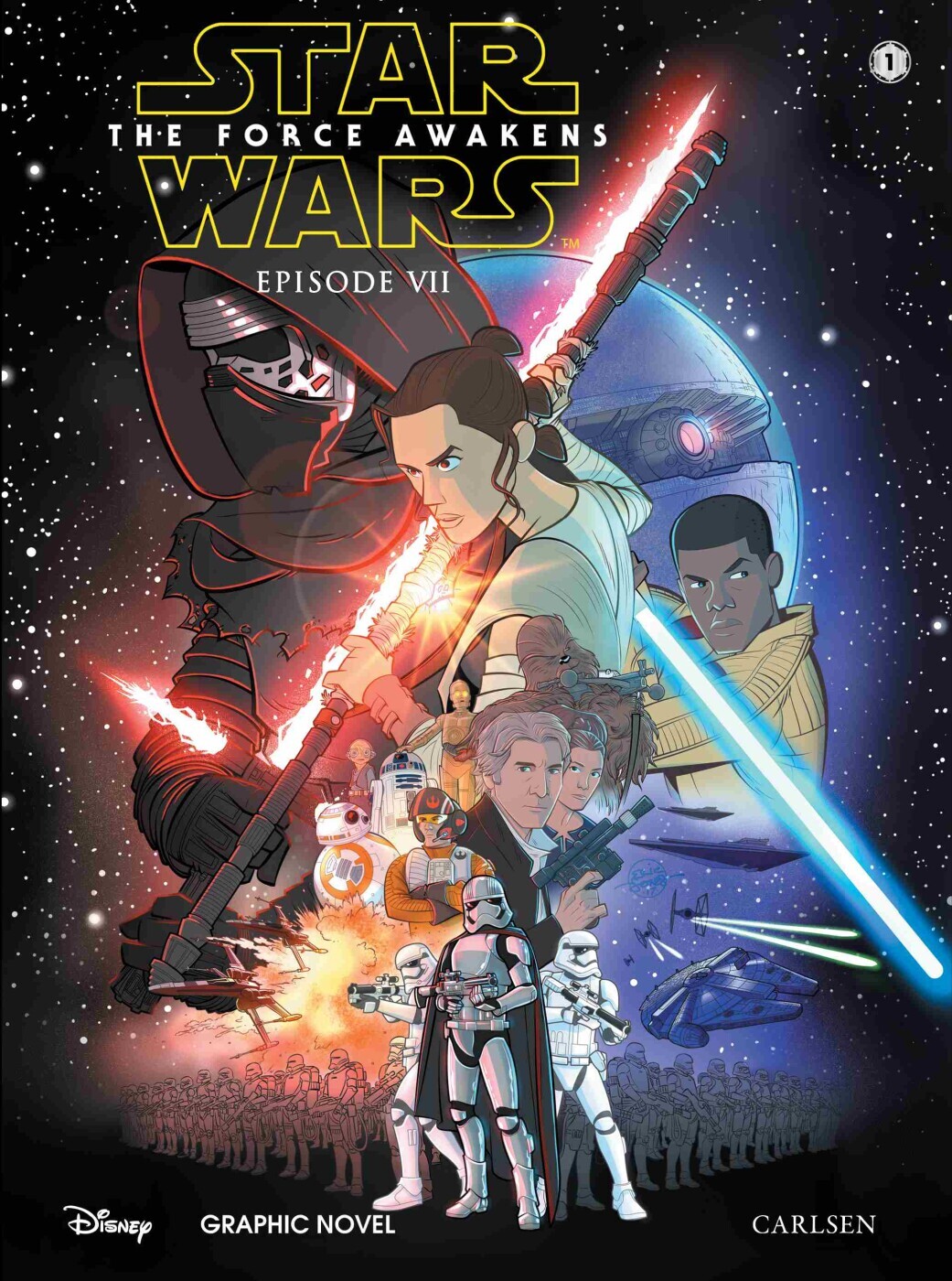 Star Wars The Force Awakens - Dansk - En Graphic Novel