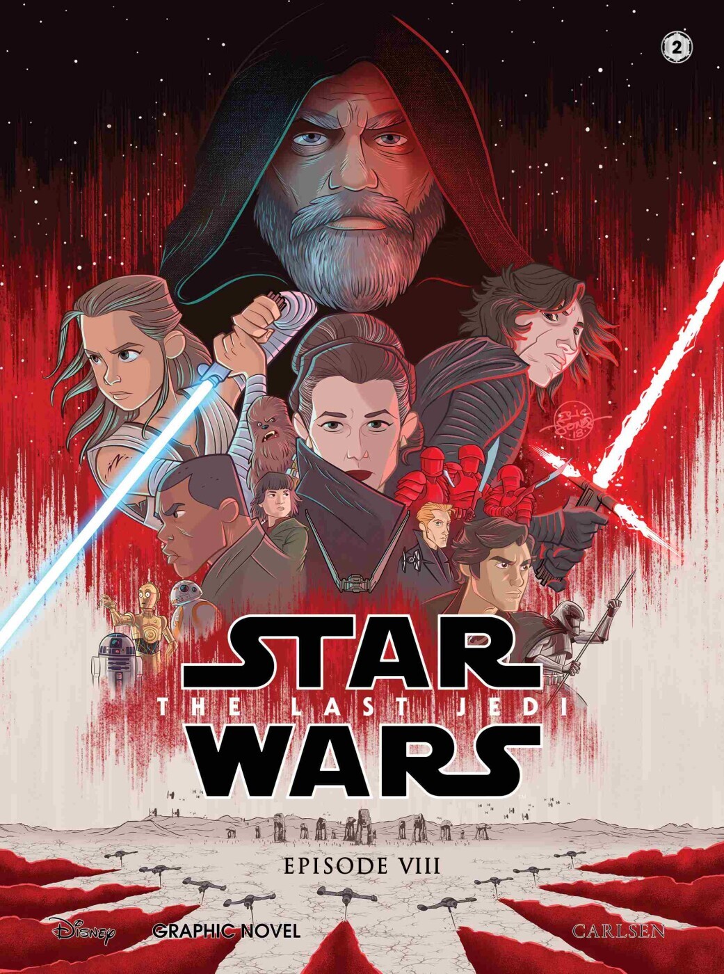 Star Wars The Last Jedi - Dansk - En Graphic Novel