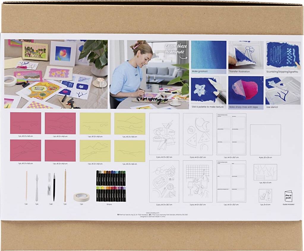 Start Diy Kit Oliepastel - Assorterede Farver