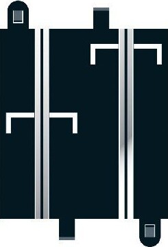 Scalextric Skinner - Starter Grid 12 Straight - 2 Stk - C7018